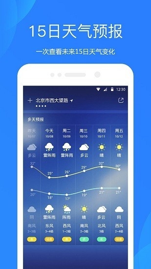 OPPO天气 截图