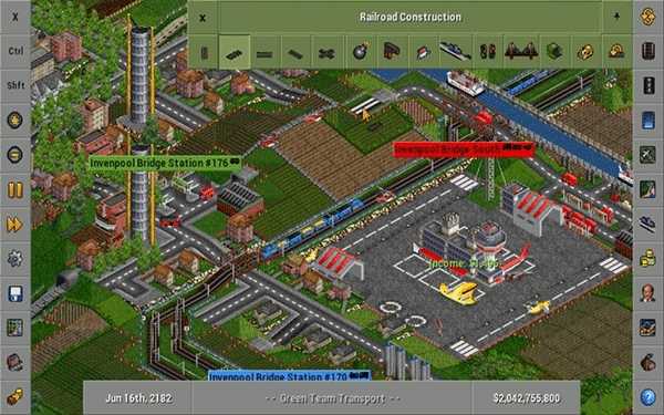 OpenTTD 截图