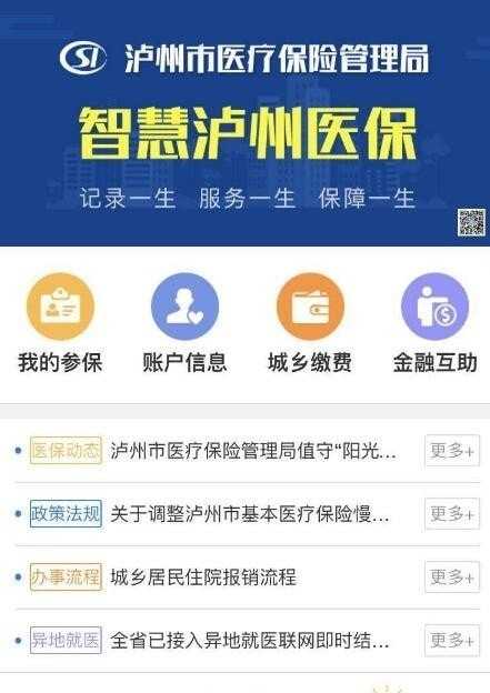 智慧泸州医保app 截图