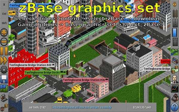 OpenTTD 截图