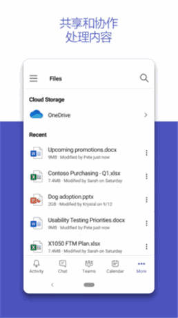 microsoft Teams 截图