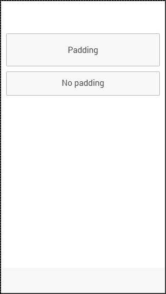 Ionic Padding