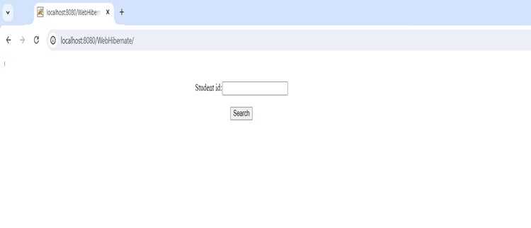 Student Id in Web Application