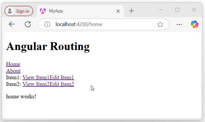 Nested Routes