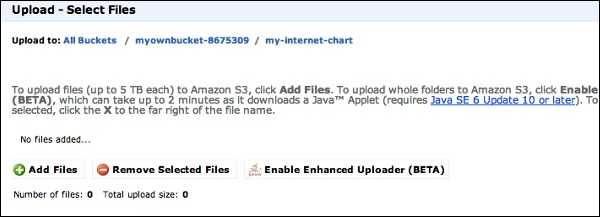 Upload Selected Files