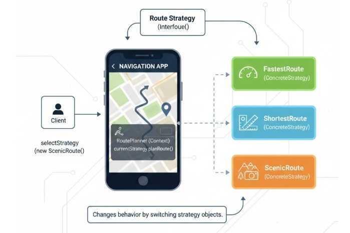 Strategy Design Pattern Illustration