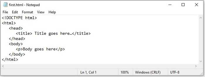Notepad - HTML Editor