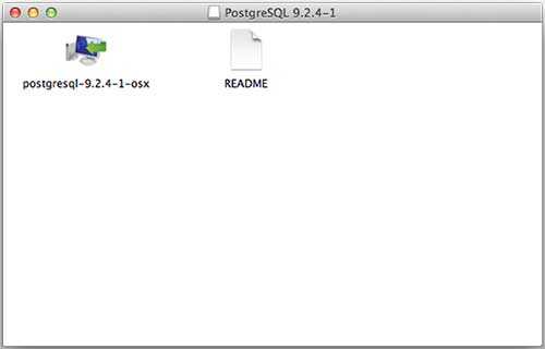 postgresql install on Mac