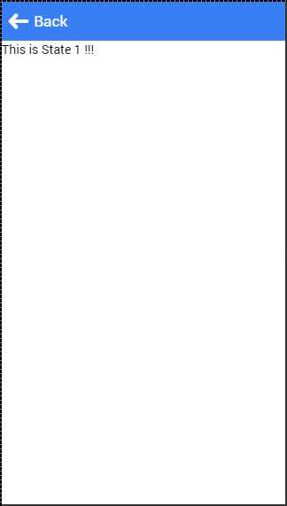 Ionic Navigation Back Button