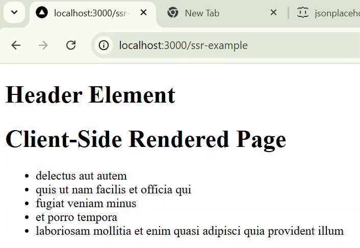 Next JS Client Side Rendering