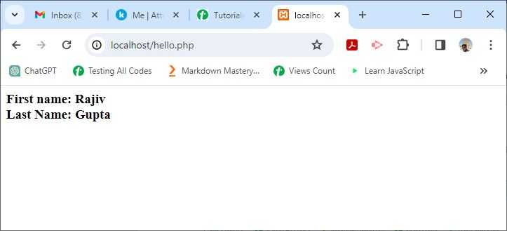 PHP $ POST 2
