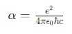 Fine Structure Constant