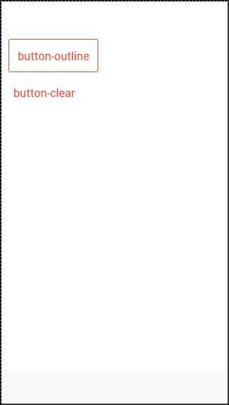 Ionic Button Outline