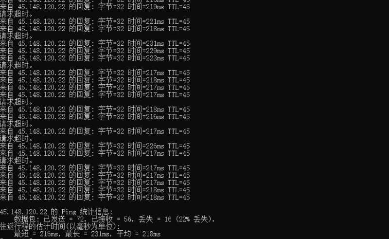 Flaunt7荷兰VPS测评 - 本地Ping延迟测试