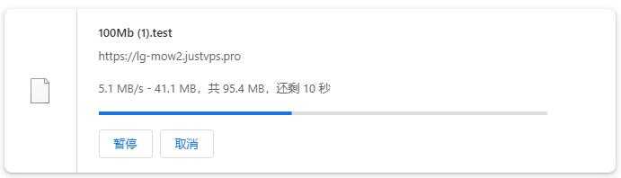 JustVPS俄罗斯VPS测评 - 速度