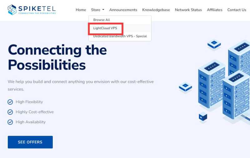 SpikeTel香港VPS购买教程