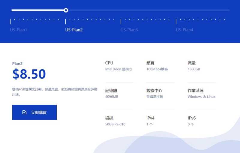 HostKVM美国VPS A区套餐