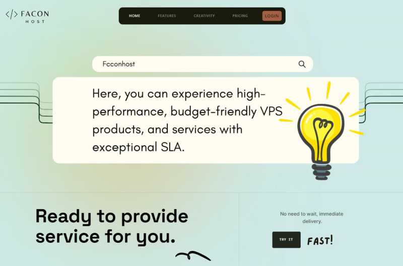 Faconhost：美国VPS推荐 - 三网直连价格便宜