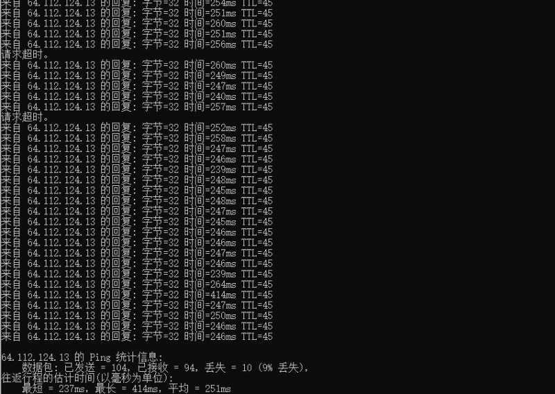 KhanWebHost美国VPS测评 - 本地Ping延迟情况