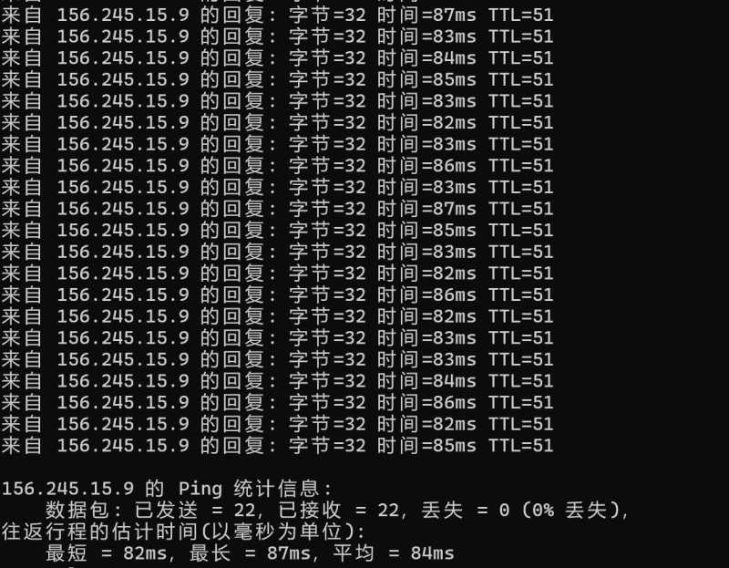 FastMos马来西亚服务器测评 - 本地Ping平均延迟测试