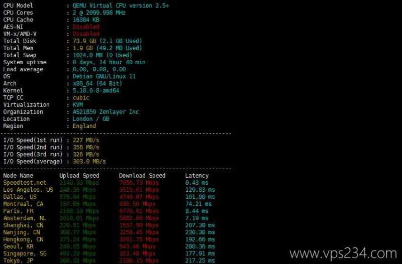 arkecx英国VPS测评 - 性能和速度测试