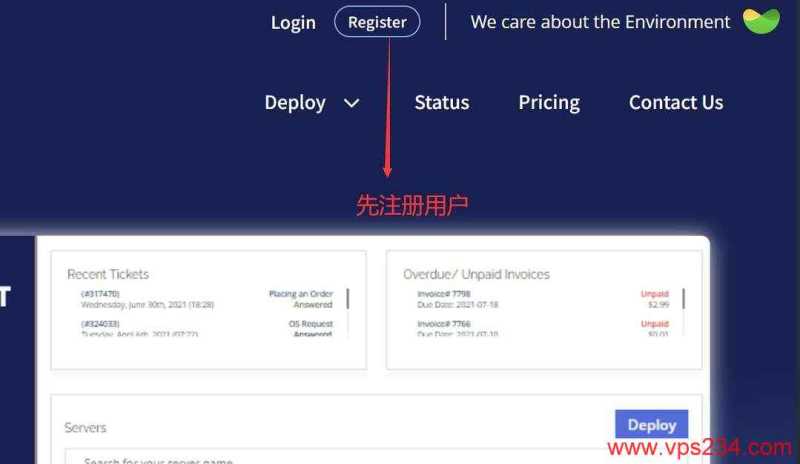 Evoxt法国VPS购买教程-首页注册