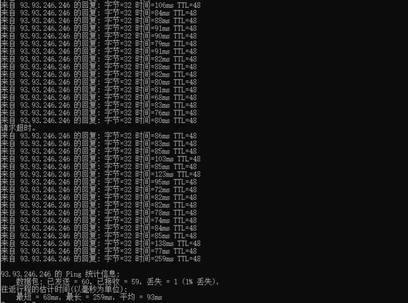XSX日本VPS测评 - 本地Ping平均延迟效果