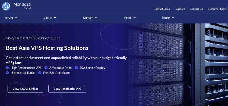 马来西亚VPS推荐-Mondoze