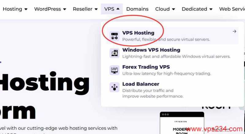 AccuWebHosting英国VPS购买教程-首页入口
