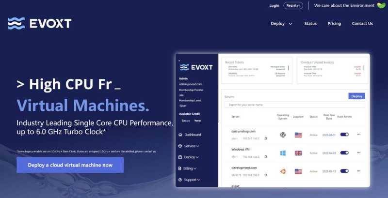 Evoxt：瑞士VPS测评-苏黎世机房-三网直连
