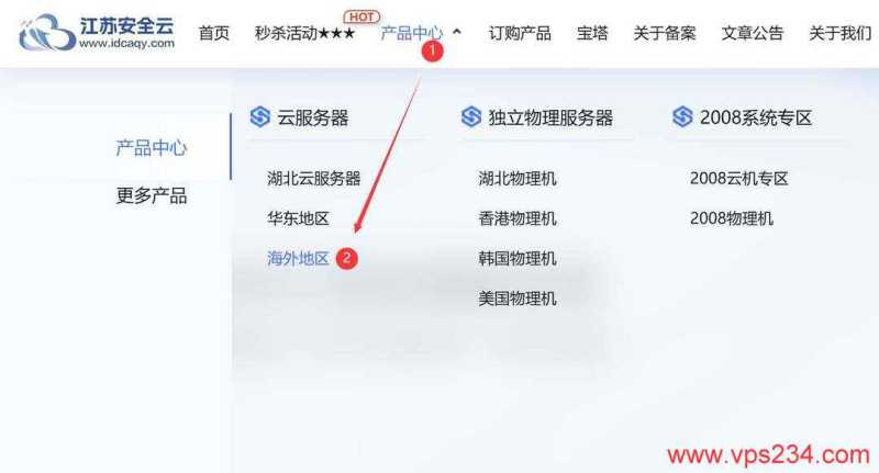 江苏安全云美国VPS购买教程-入口链接