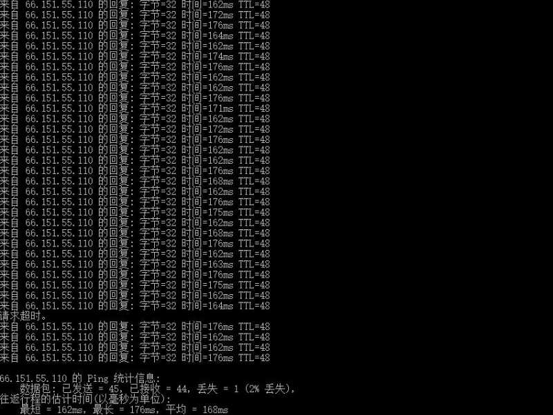 EthernetServers美国VPS测试 - 本地Ping延迟测试