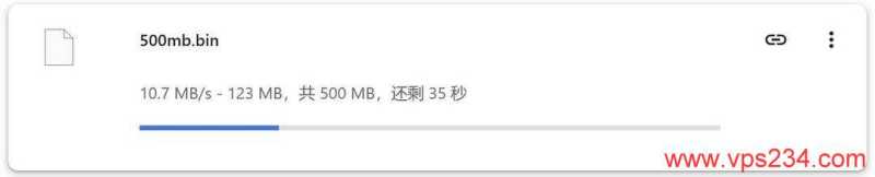 UCloud奔流型美国VPS网络测试-本地下载速度