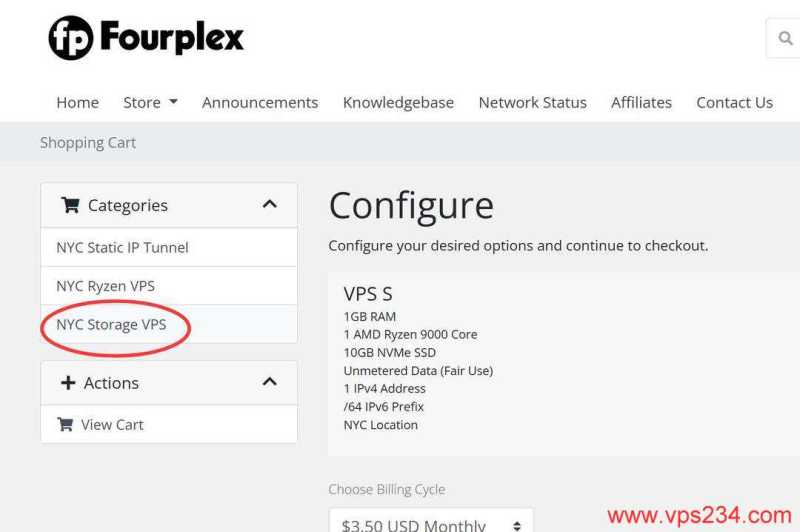 Fourplex美国VPS购买教程-大硬盘VPS选择