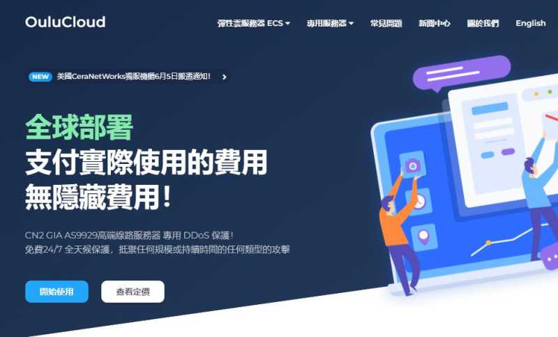 欧路云：美国独立服务器测评  - 洛杉矶节点 - 免费DDoS高防