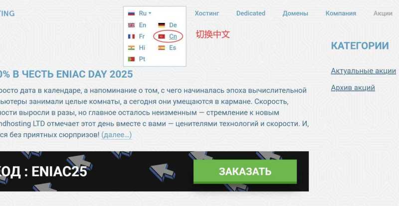 Friendhosting巴西VPS购买教程-中文切换