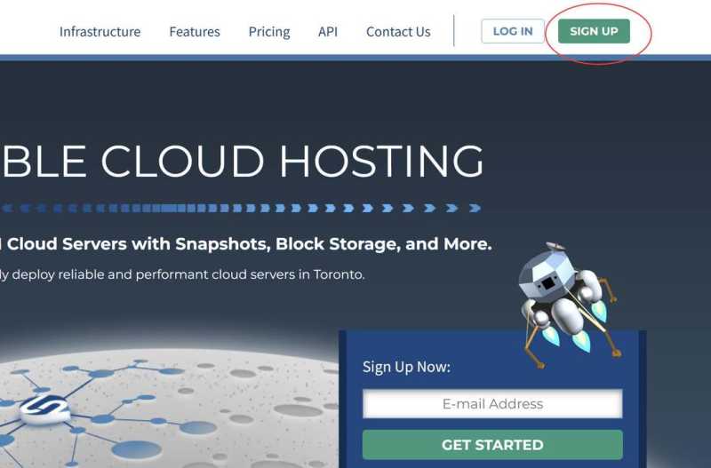LunaNode加拿大VPS购买教程-首页注册