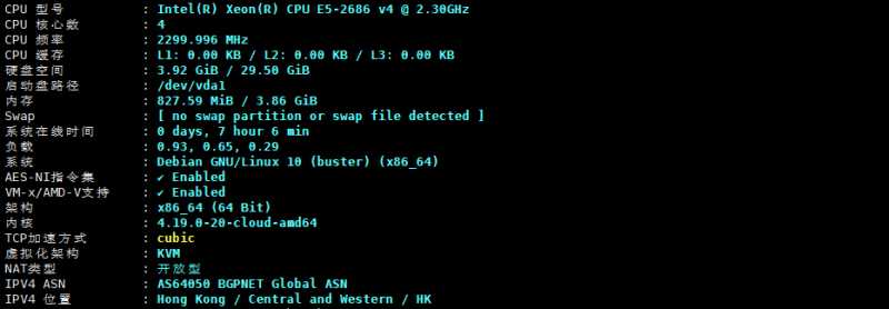 莱卡云香港VPS测评 - 服务器性能