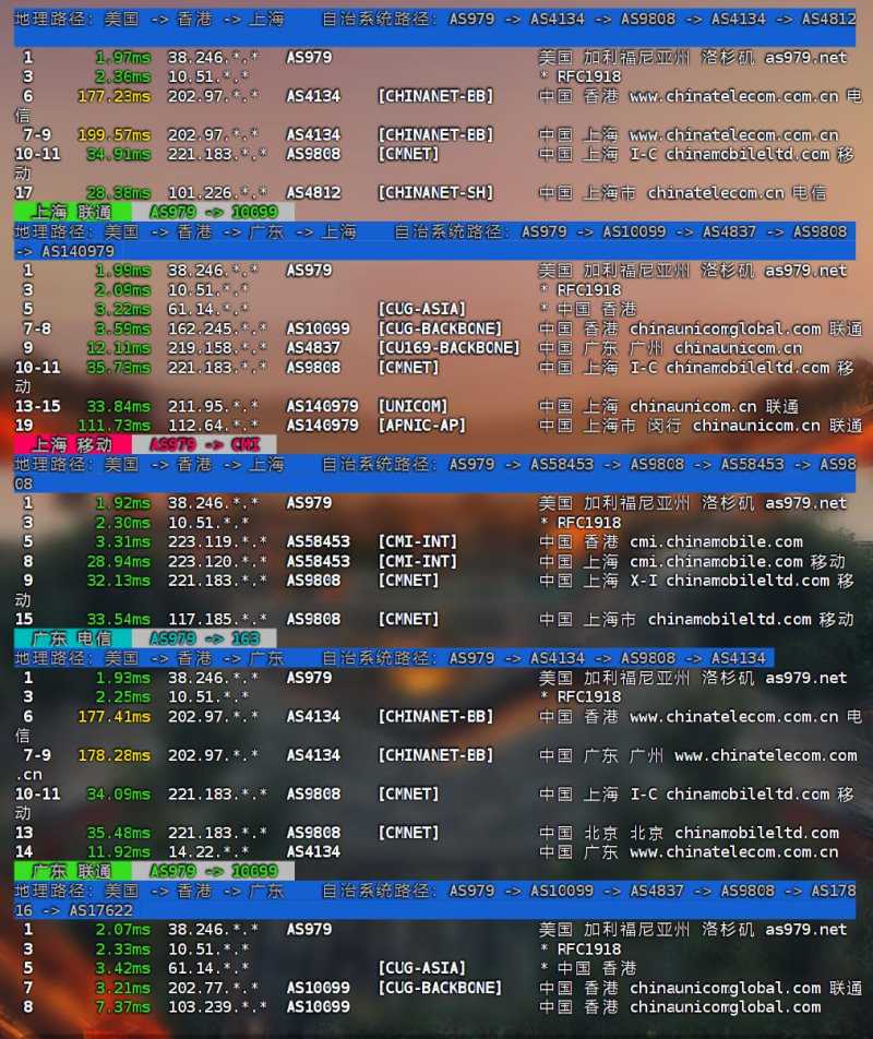 不二云香港VPS网络测试-图片5