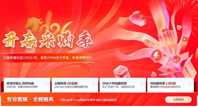 华纳云香港200M大带宽轻量云236元/年和美国CN2云服务器4H8G396元，续费同价，4月16日10:00结束，怎么样值得入手吗？插图