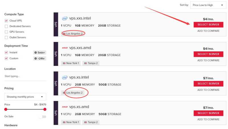 Hivelocity美国VPS购买教程 - 套餐选择