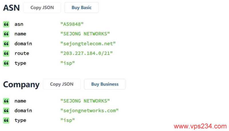 31IDC韩国家宽VPS测评-IP属性测试