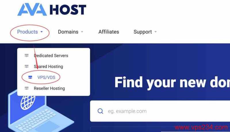 AvaHost摩尔多瓦VPS购买教程-入口链接