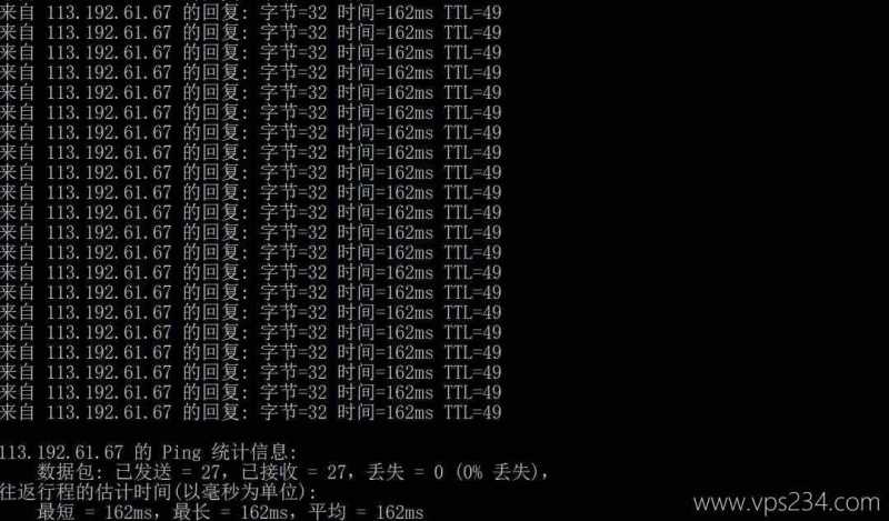 EasyLink美国VPS网络测试-本地Ping平均延迟