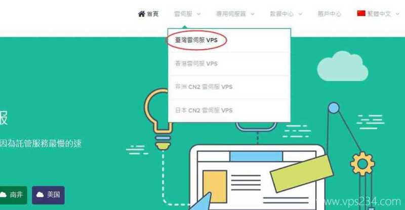 RainbowCloud台湾VPS购买教程-入口链接