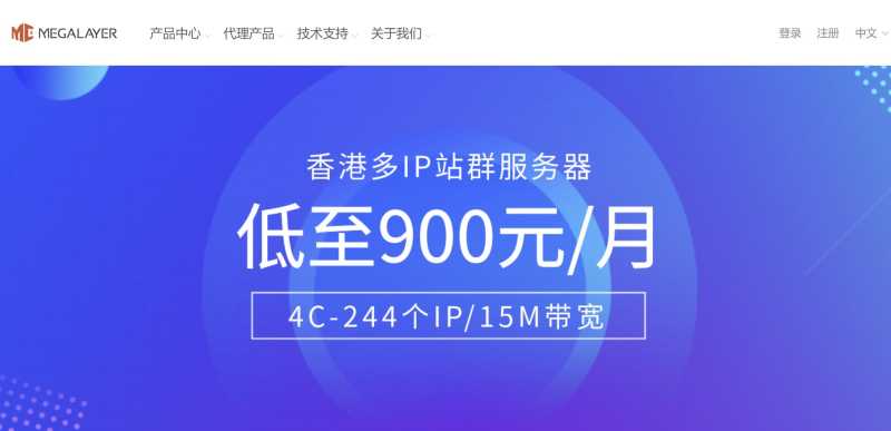 香港站群服务器推荐 - Megalayer