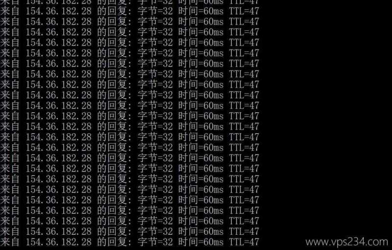 莱卡云日本VPS网络测试-本地Ping平均延迟
