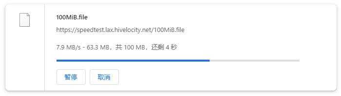 Hivelocity美国独立服务器 -  下载速度