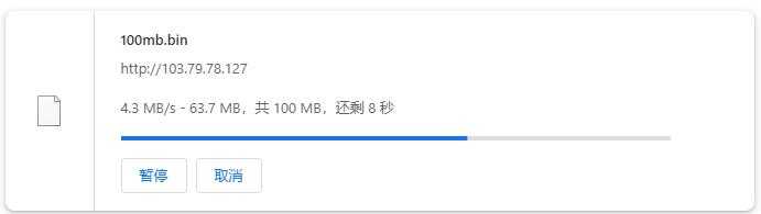 HostDare美国VPS测评 - 本地下载速度