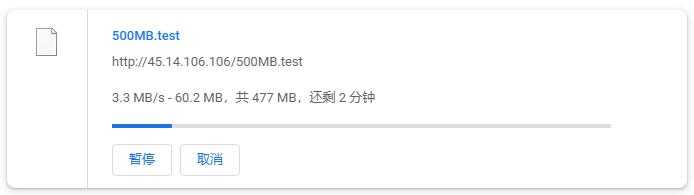 绿云日本VPS测评 - 本地下载速度